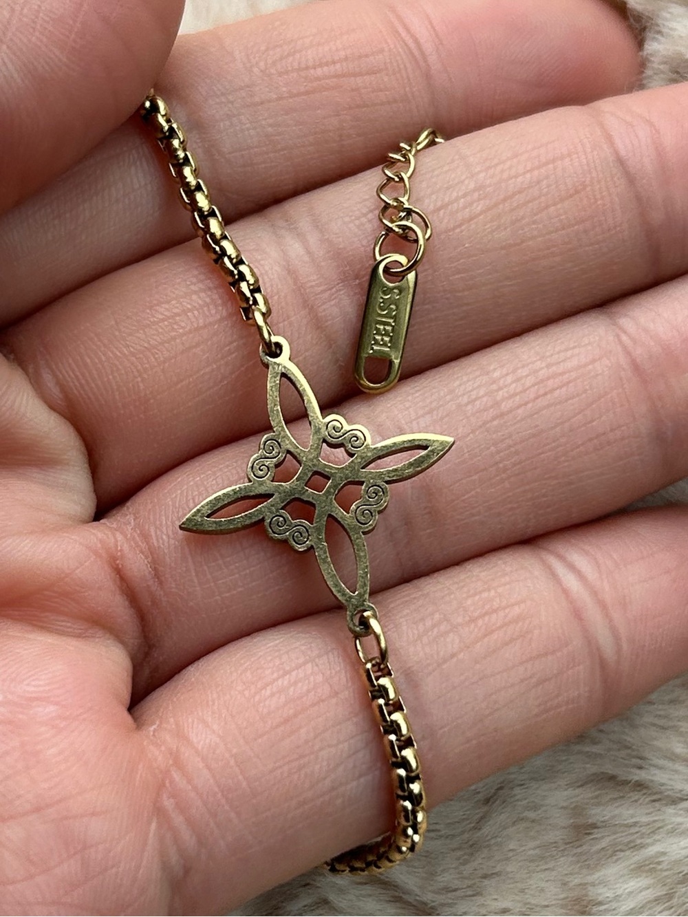 Witch knot bracelet- stainless steel bracelet
